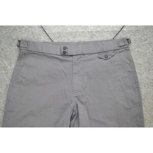 Greyson Pants Mens 34x34 Gray Golf Chino Adjustable Waist Slim Fit Casual‎